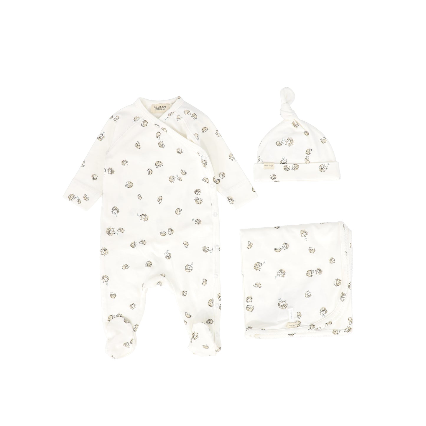 MARMAR COPENHAGEN WHITE ANIMAL PRINTED SET