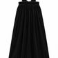 ANN OF NAN BLACK WAVE TRIM MAXI DRESS