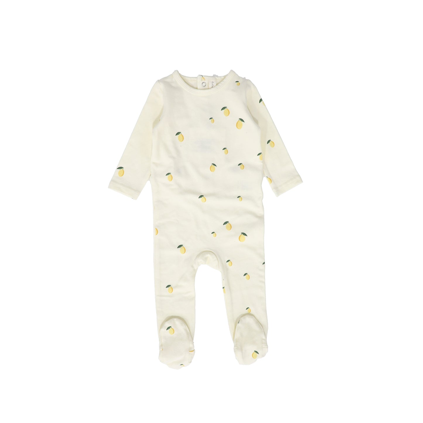 LILETTE IVORY/LEMON PRINTED FRUIT FOOTIE