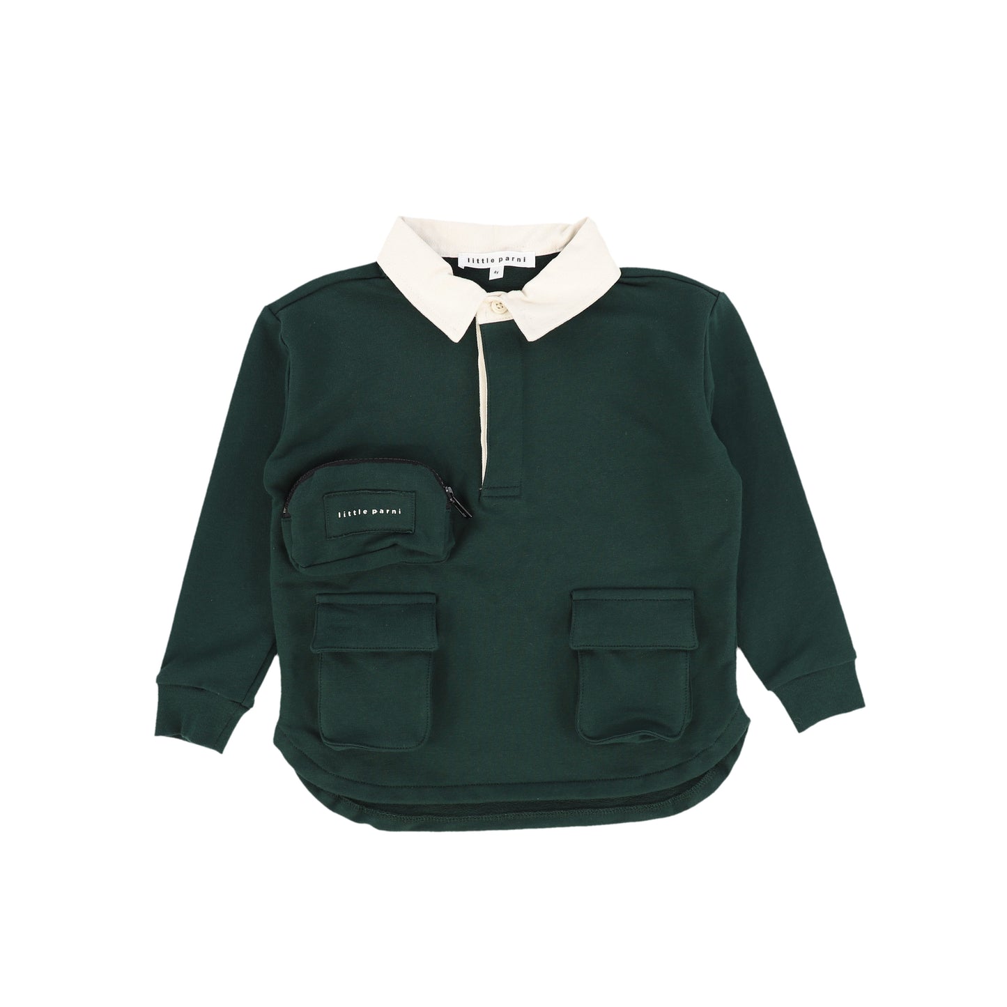 LITTLE PARNI GREEN CARGO SHIRT [FINAL SALE]