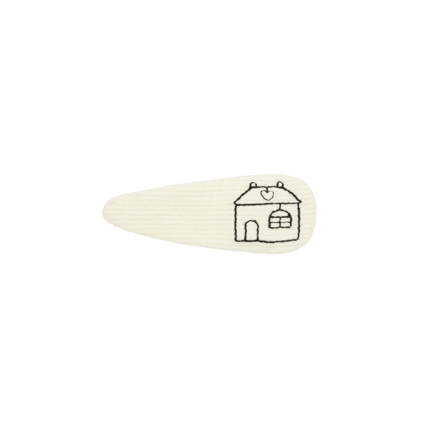 LE ENFANT IVORY TOILE POINTED CLIP [FINAL SALE]