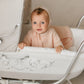 BUBANI BABY PINK KNIT CARDIGAN/FOOTIE SET