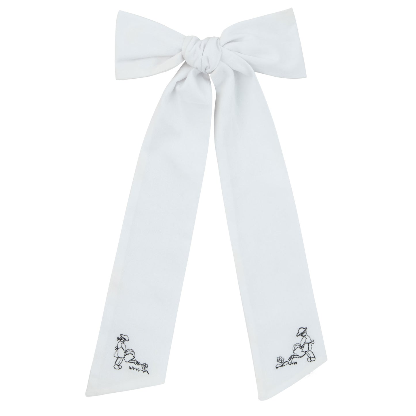 LE ENFANT WHITE OVERSIZED BOW [FINAL SALE]