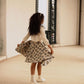 BAMBOO BEIGE LEOPARD FLARE SKIRT