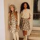 BAMBOO BEIGE LEOPARD PIPED JUMPER
