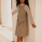 BAMBOO BEIGE WOOL WAISTCOAT DRESS