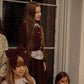BAMBOO BURGUNDY KNIT SLIT POCKET BLAZER