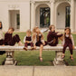 BAMBOO BURGUNDY FLARE KNIT JUMPER