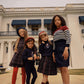 BAMBOO NAVY DOLL EMBROIDERED SWEATSHIRT
