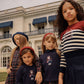 BAMBOO NAVY DOLL EMBROIDERED SWEATSHIRT