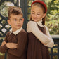 BAMBOO BROWN CORDUROY COLLAR POLO