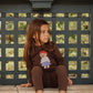 BAMBOO BROWN EMBROIDERED DOLL SWEATSHIRT SET