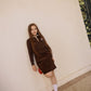 BAMBOO BROWN EMBROIDERED DOLL SWEATSHIRT
