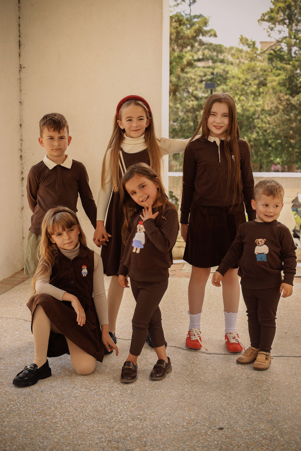 BAMBOO BROWN CORDUROY BUTTON DOWN JUMPER