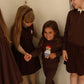BAMBOO BROWN CORDUROY BUTTON DOWN JUMPER