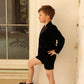 BAMBOO BLACK VELVET TAFFETA BLAZER
