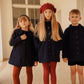 BAMBOO NAVY WOOL RAGLAN COAT