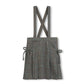 ONE CHILD GREY/MINT SMALL PLAID BOW POCKET SKIRT