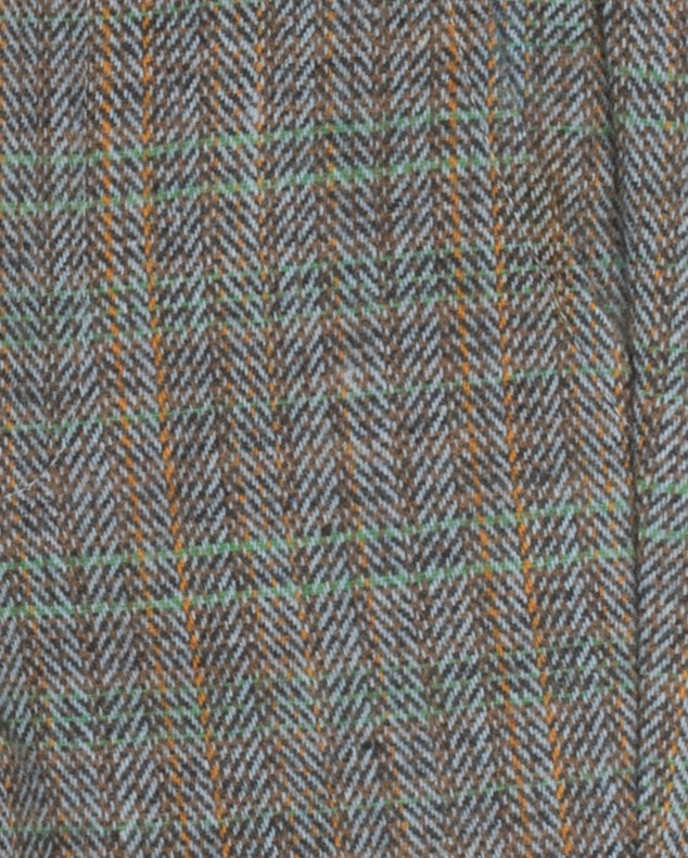 ONE CHILD GREY/MINT SMALL PLAID PANTS