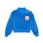 MAISON MANGOSTAN ELECTRIC BLUE POSTCARD VELVET TURTLENECK SWEATER
