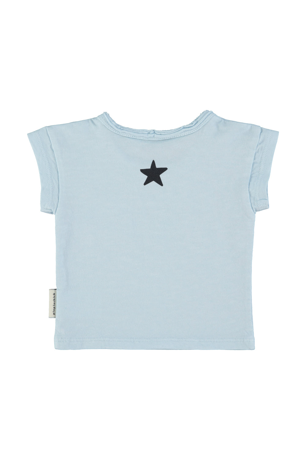 PIUPIUCHICK LIGHT BLUE WORDED T-SHIRT