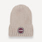 COLMAR GREY RIBBED KNIT BEANIE