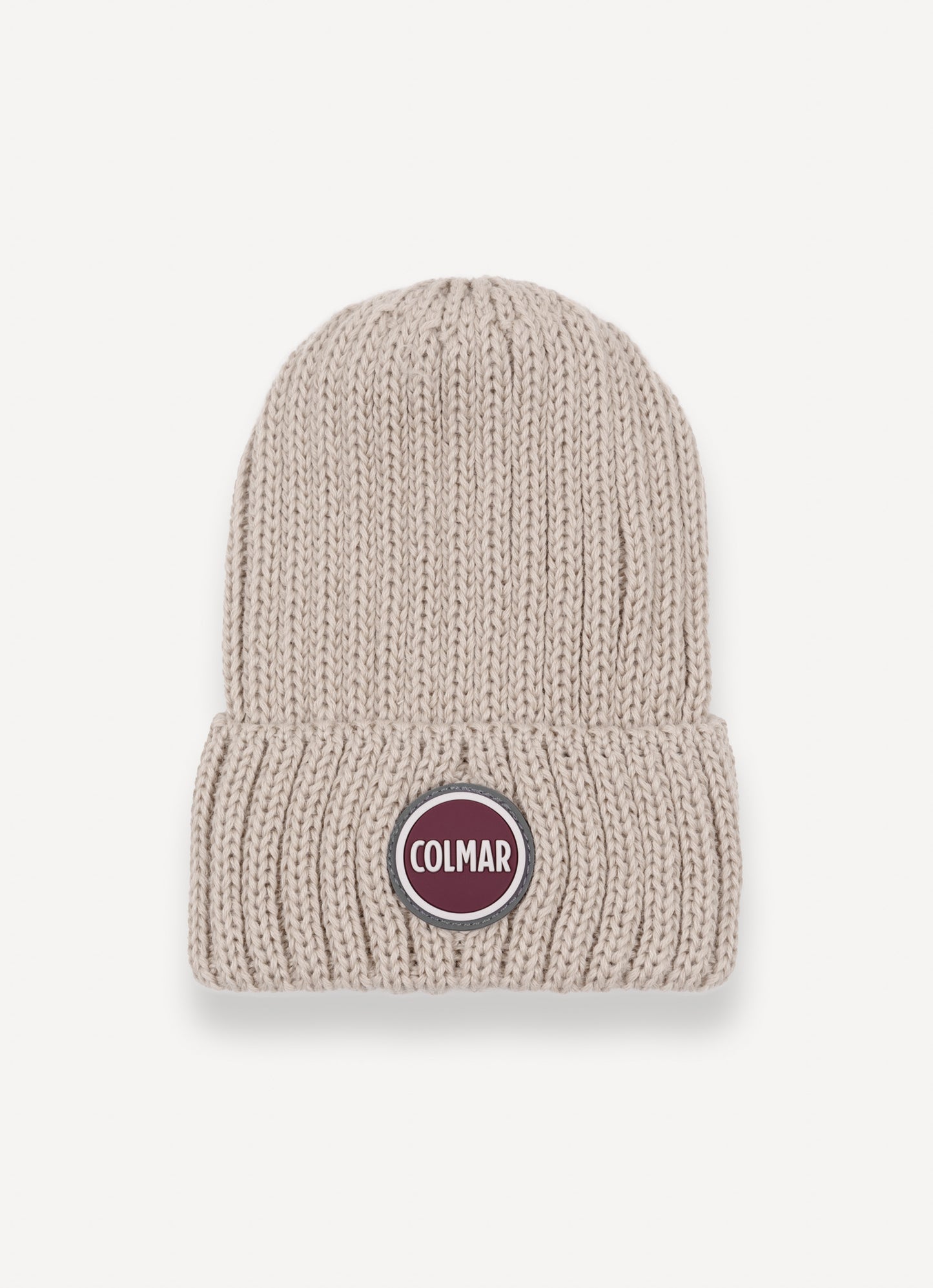 COLMAR GREY RIBBED KNIT BEANIE