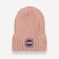 COLMAR PINK RIBBED KNIT BEANIE