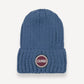 COLMAR DUSTY BLUE RIBBED KNIT BEANIE