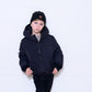 DENALI BLACK RIBBED KNIT BEANIE