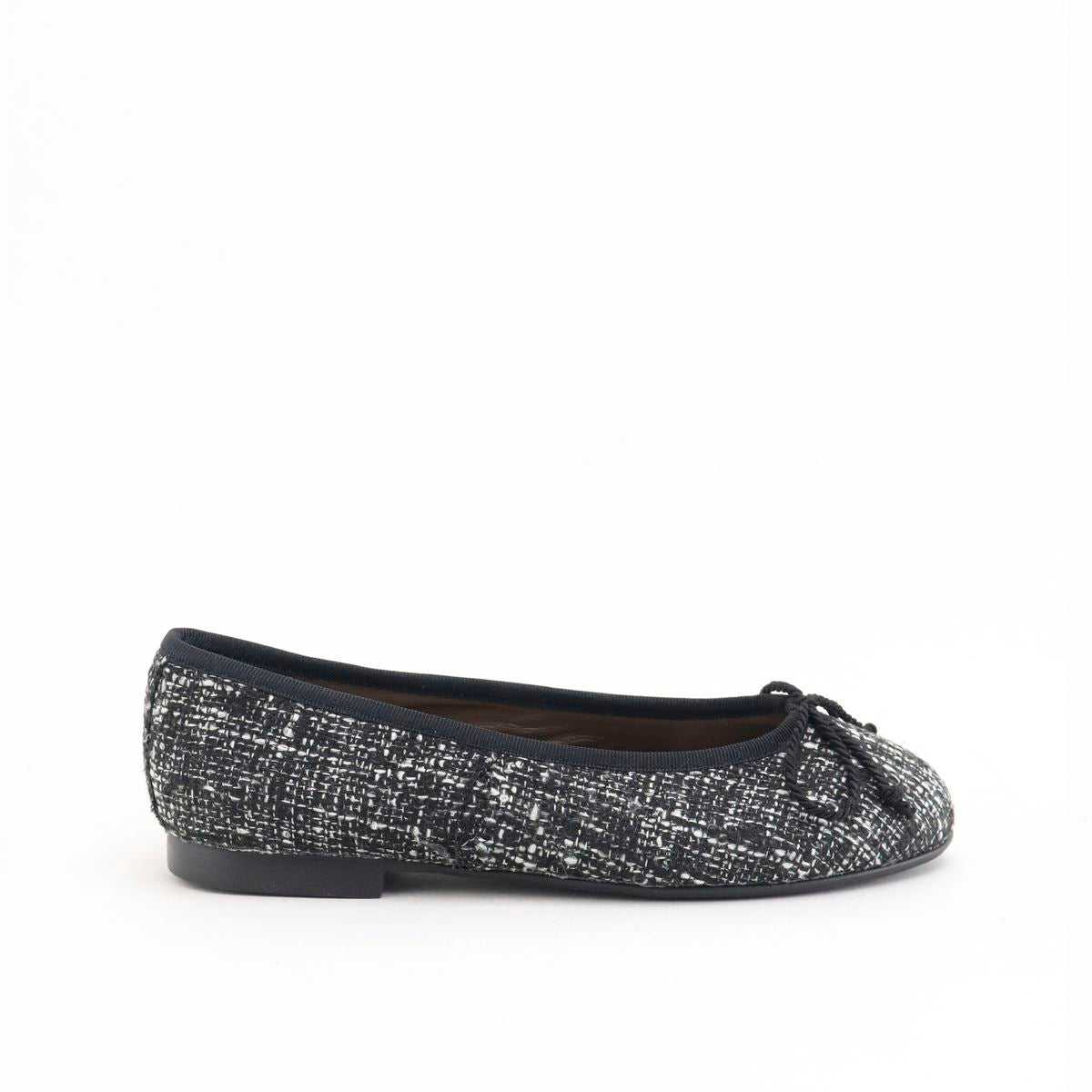 London Quilt Black Tweed (LON03) - French Sole