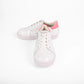 CAMILLE WHITE/PINK STITCH STAR SNEAKERS