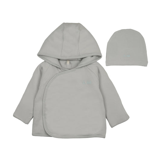 LILETTE PALE BLUE PADDED SOLID JACKET