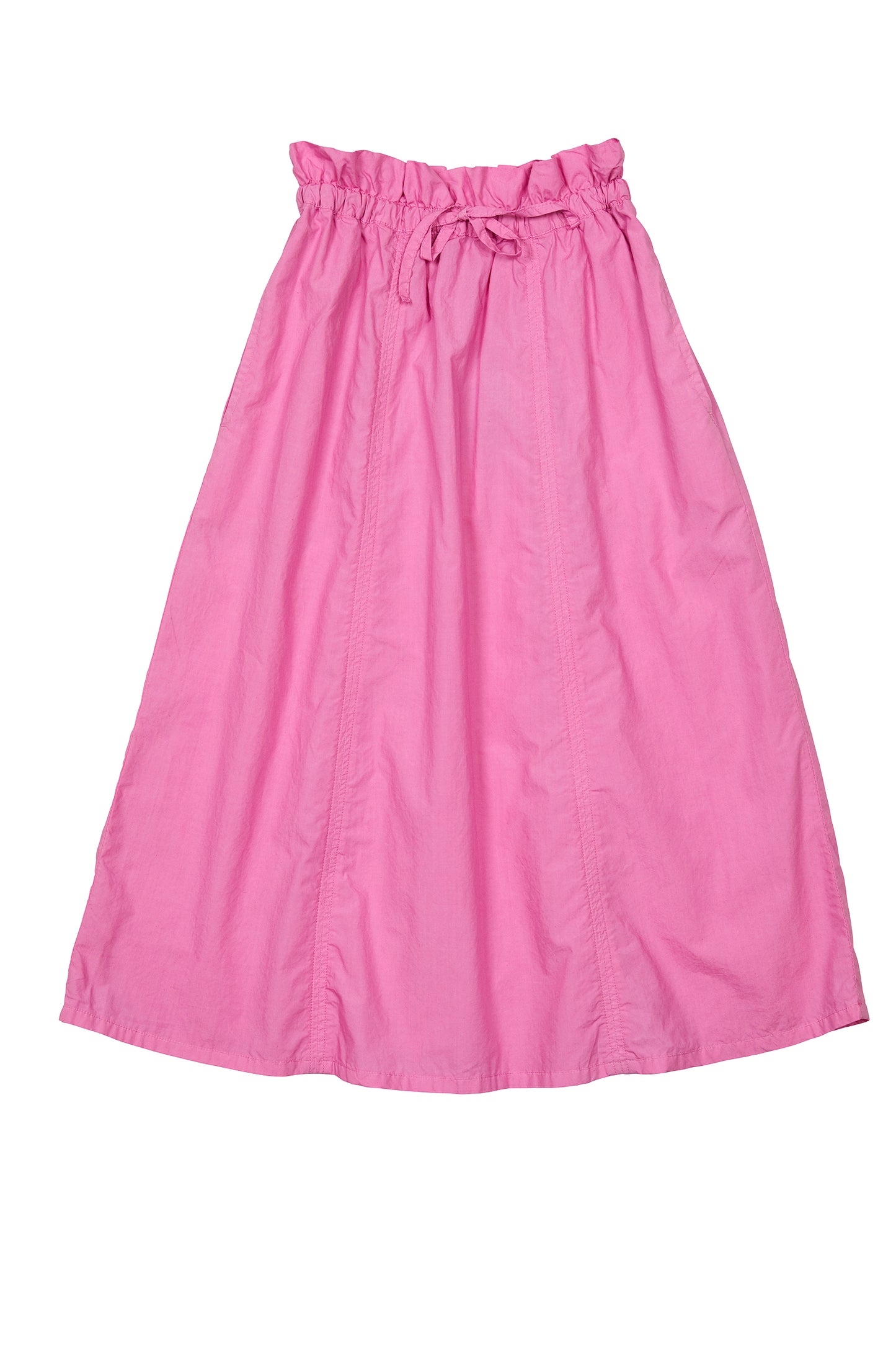 SUNCHILD PINK GATHERED WAISTED SKIRT