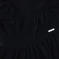 JESSIE AND JAMES BLACK VELVET PUFF SLEEVE DRESS [Final Sale]