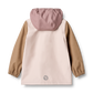 WHEAT LAVENDER COLOR BLOCK RAIN JACKET