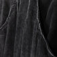 PHIL AND PHOEBE BLACK CORDUROY POCKET SKIRT