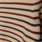 HARPER JAMES OATMEAL STRIPE WAFFLE KNIT SWEATER
