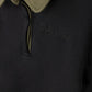 DUKE AND PORT BLACK TRIM COLLAR SWEATSHIRT