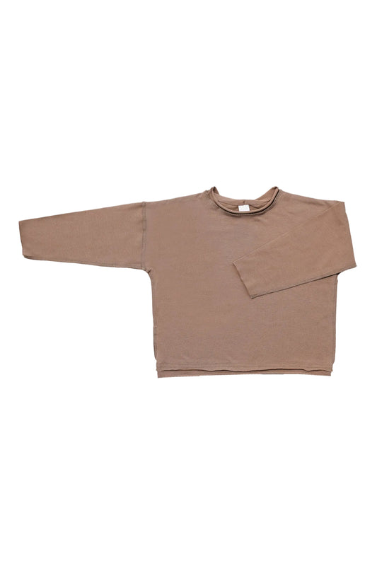 BOOSO KHAKI BOXY T-SHIRT