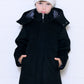 DENALI BLACK WOOL COAT