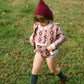 BIRINIT PETIT BURGUNDY FLORAL KNIT SUSPENDER BLOOMER