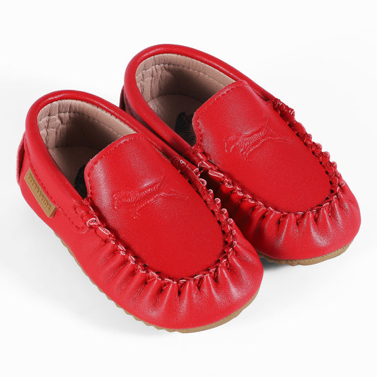 ZEEBRA RED EMBOSSED LOAFER