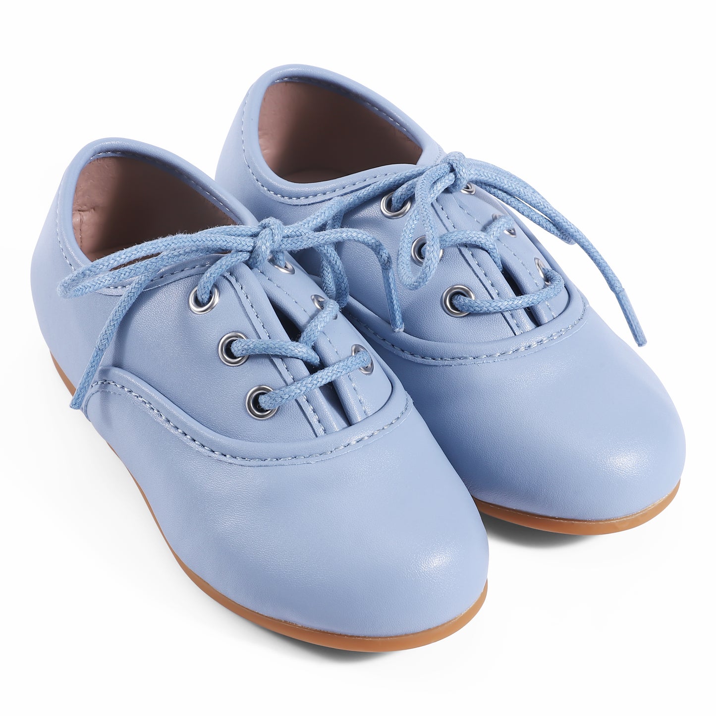 ZEEBRA STEEL BLUE LACE UP SHOE