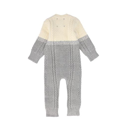 HEY KID KNIT COLORBLOCK JUMPSUIT
