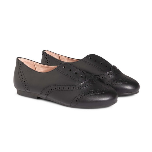 RAYBELLE BLACK HOLE DESIGN OXFORD SHOE