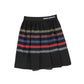 SONIA RYKIEL BLACK COLORED STRIPED SKIRT