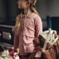 L'AMOUR LOU DARK ROSE GRANDPA EMBLEM PAJAMAS
