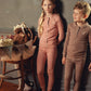 L'AMOUR LOU MOCHA GRANDPA EMBLEM PAJAMAS