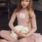 L'AMOUR LOU DUSTY ROSE SWEET PATCH PAJAMA